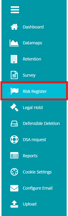 Image highlighting Risk Registers module